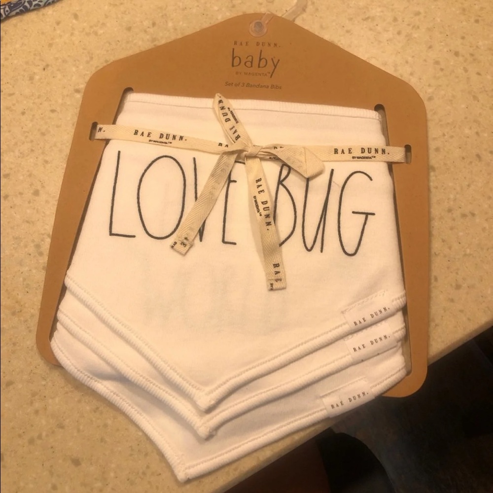 Rae Dunn baby bibs